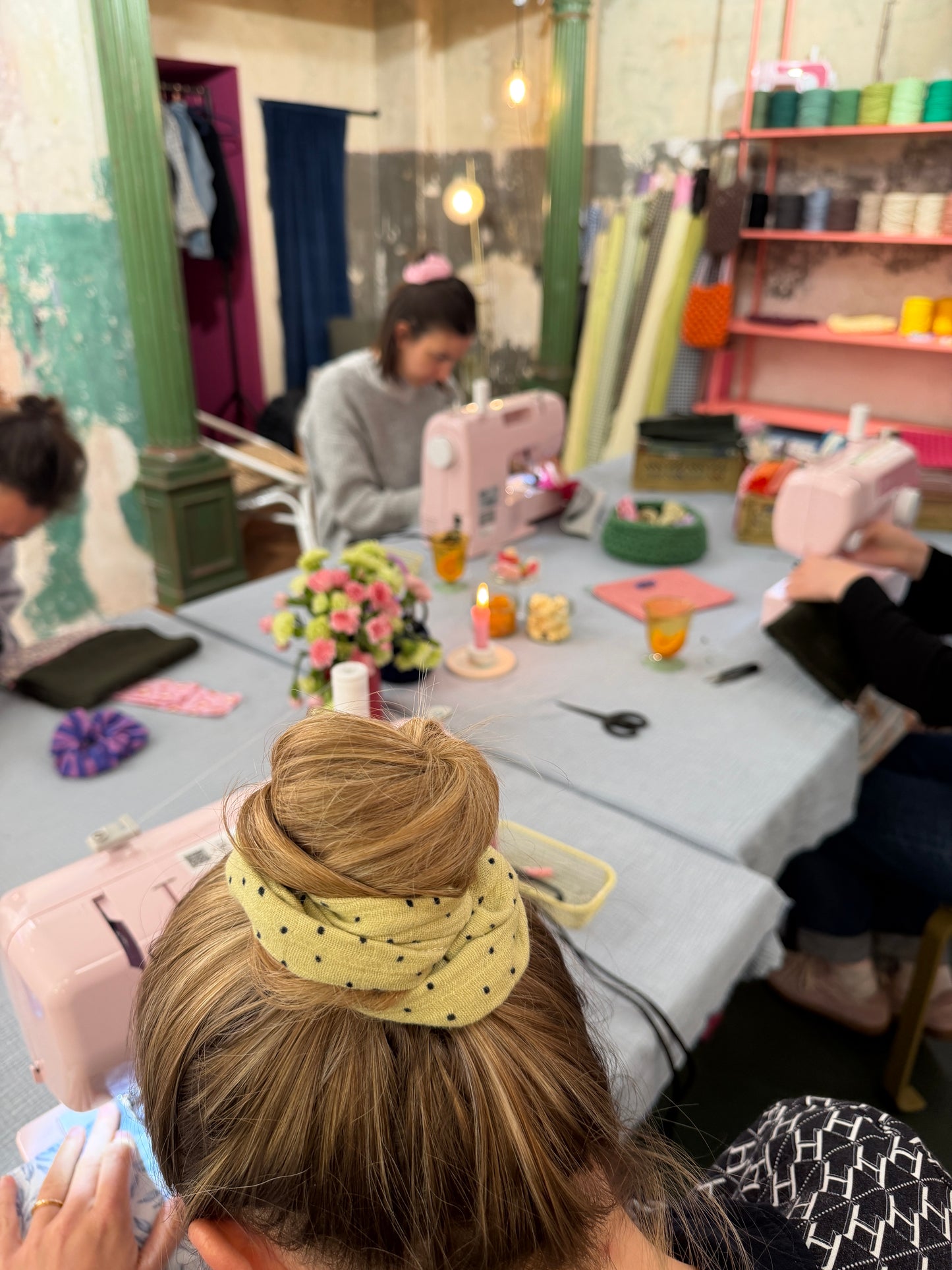 KLEINE TASCHE UND SCRUNCHIE - Starter Nähkurs in München