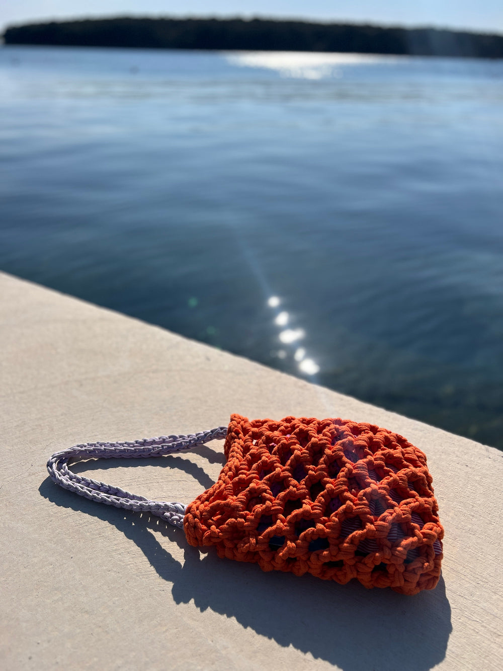 Häkeln lernen und tolle Netztasche selber machen.