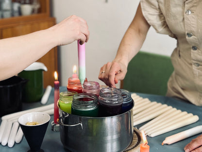 RAYSIN CANDLESTICKS Kerzenständer gießen & Dip Dye Kerzen selber herstellen
