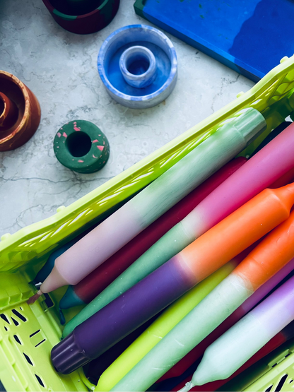 RAYSIN CANDLESTICKS Kerzenständer gießen & Dip Dye Kerzen selber herstellen