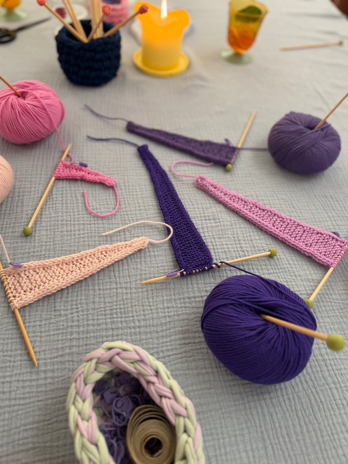 STRICK KURS - Halstuch oder Dreieckstuch stricken lernen