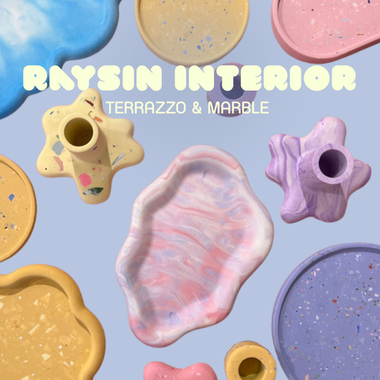 Formen selber giessen aus einer mineralischen beton masse und eigene teller herstellen. 